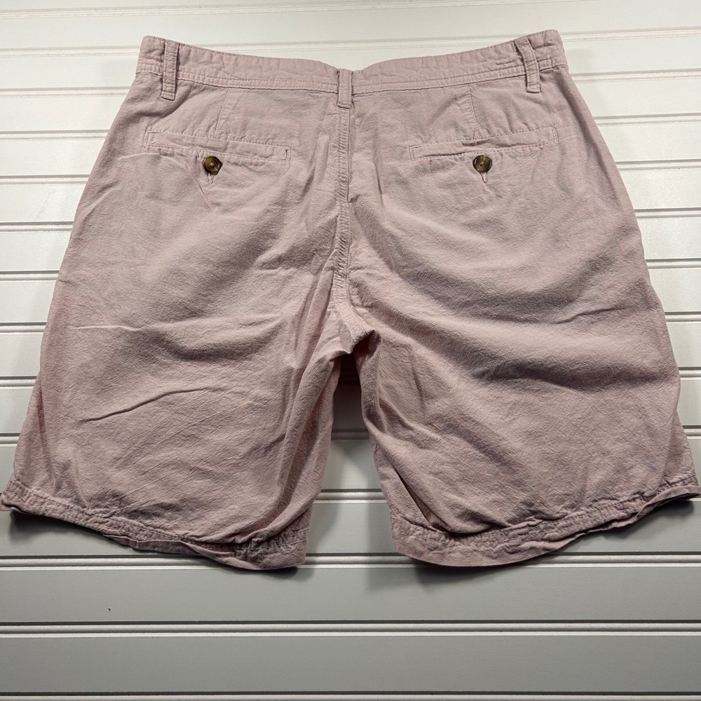 14th & Union Slim Fit Chino Shorts Mens 33 Light Pink Dusty Rose Blush - Picture 13 of 15